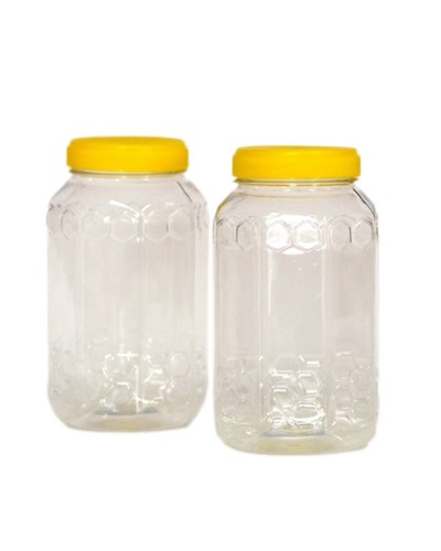 Borcan Hexagonal plastic 1Kg